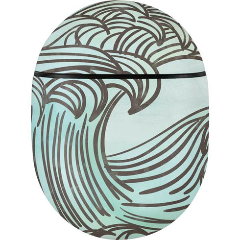 California Big Wave Google Pixel Buds Skin